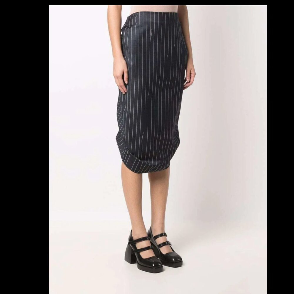 Vivienne Westwood Broken  Pinstripe Skirt NWT